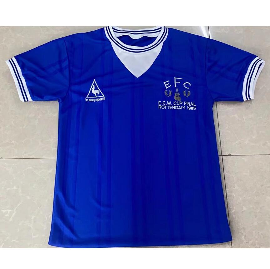 1983-85 Everton Retro Home Kit Soccer Jersey